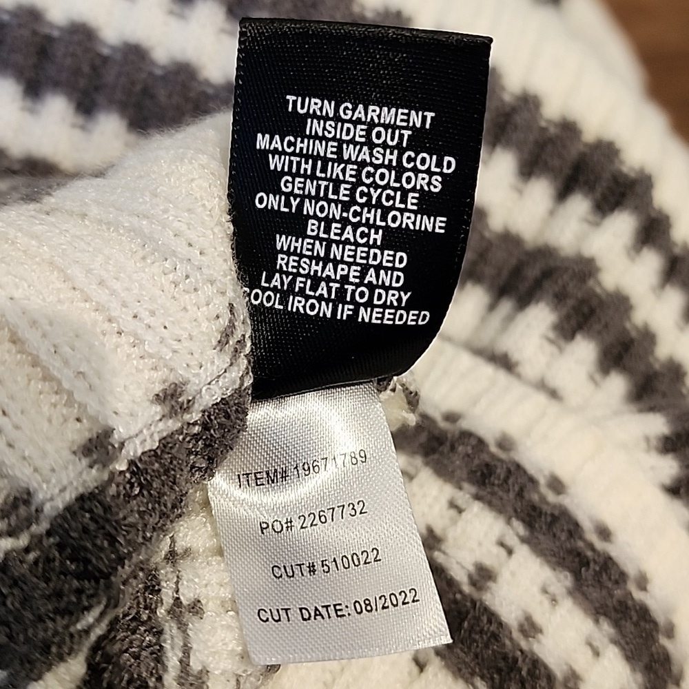 Torrid - Pullover Collared Button Front Sweater in Grey Stripe​​​​​​​​ - Picture 9 of 13